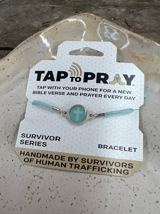 Tap to Pray - Survivor Series -  Seafoam + Cross
