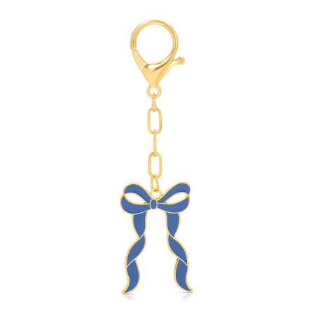 Blue Bow Bag Charm