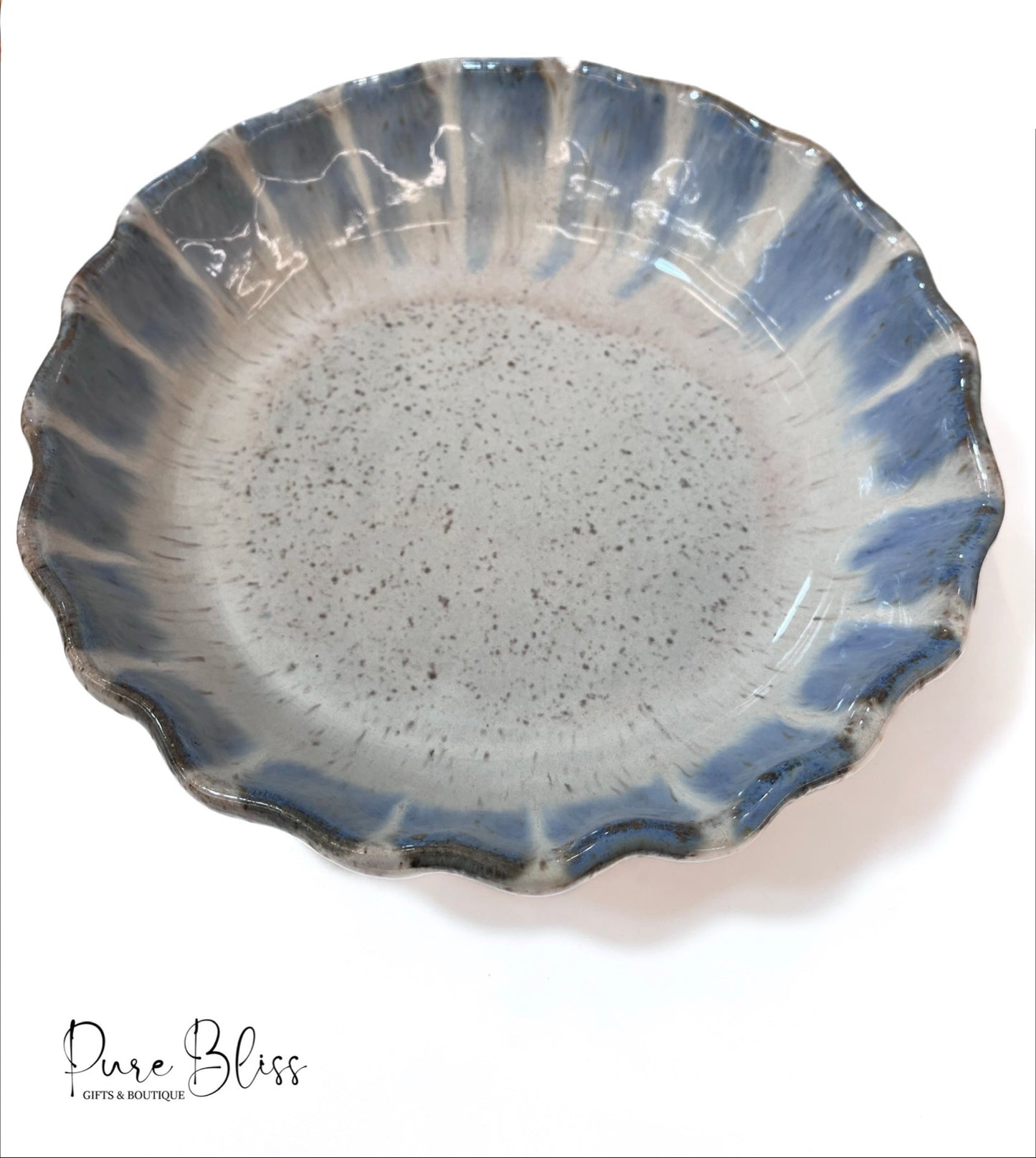 Bakery Pie Dish - Blue Willow
