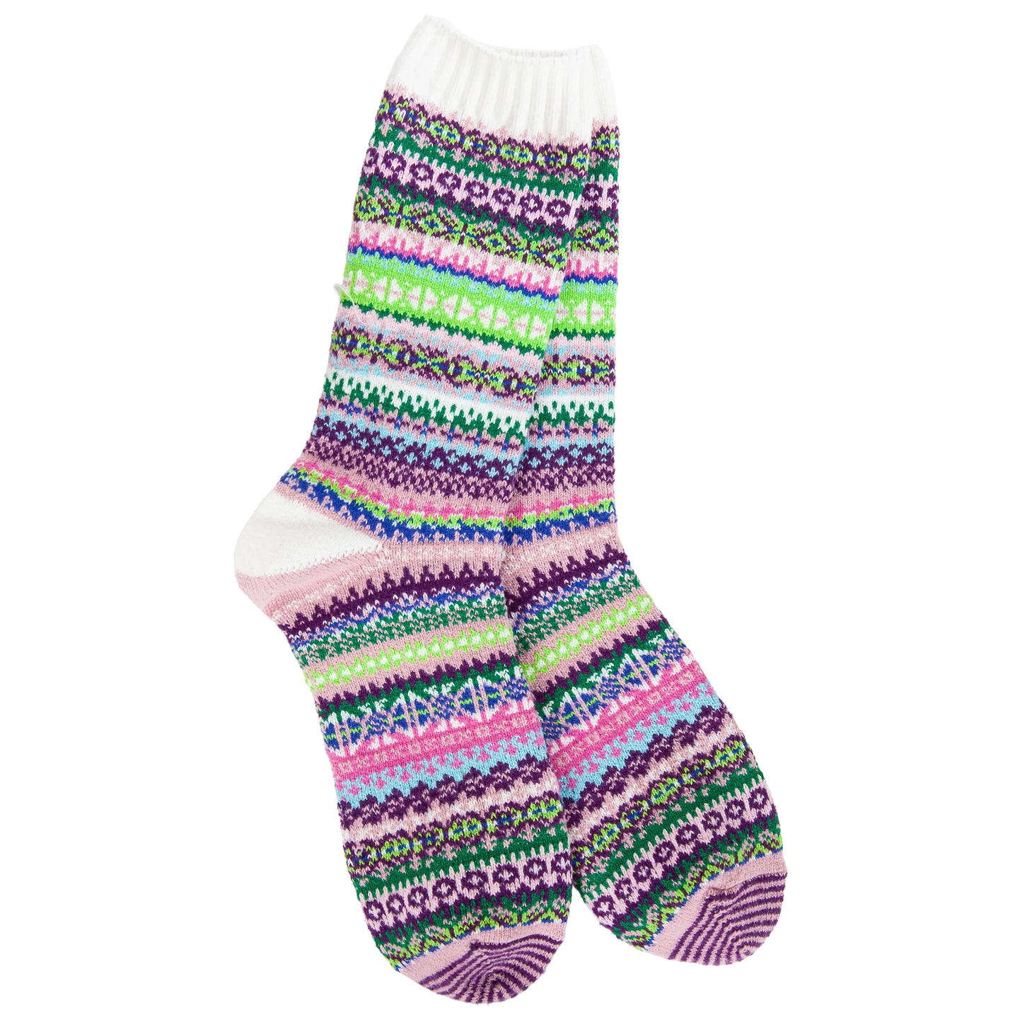 Weekend Nordic Crew Socks + Botanical