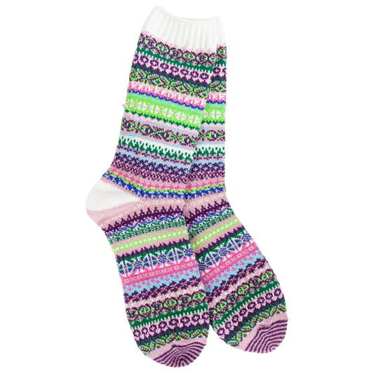 Weekend Nordic Crew Socks + Botanical