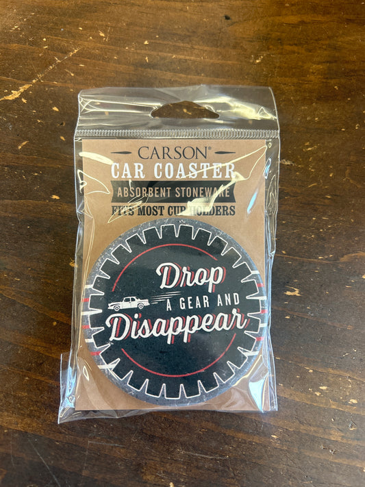 Drop a Gear - Car Coaster