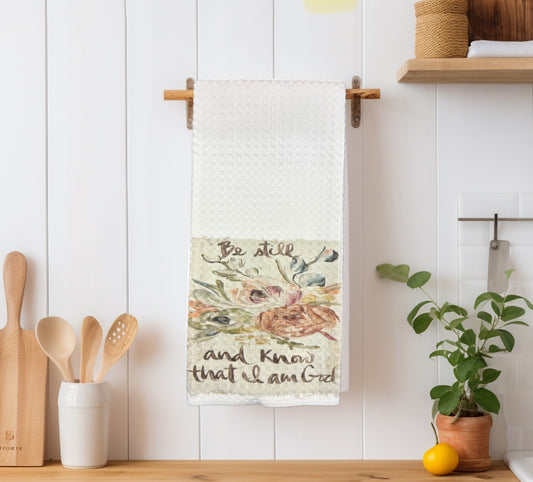 Be Still Tea Towel