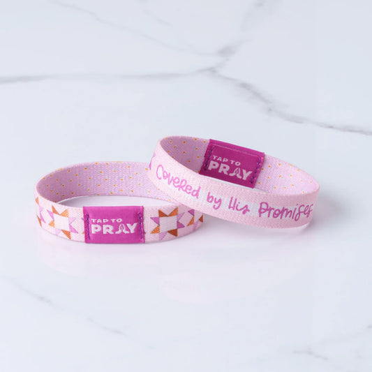 Tap to Pray - Kingfolk Series Wristband - Covered by His Promises
