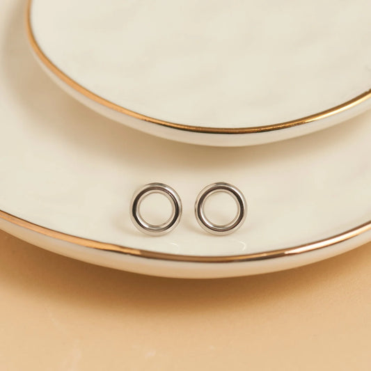 Silver Circle Stud