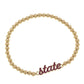 Mississippi State Bulldogs Script Stretch Bracelet Maroon
