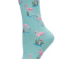 Flamingos Bamboo Crew Socks