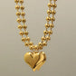 Beaded Heart Necklace