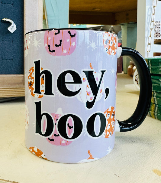 Hey Boo mug