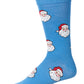 Retro Santa Men’s Holiday Crew Socks