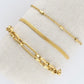 Snake Chain Bracelet Set