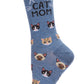 Cat Mom Bamboo Crew Socks