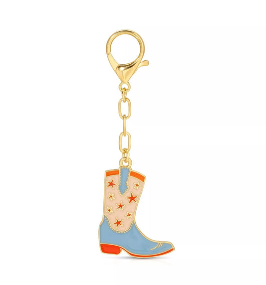 Cowboy Boot Bag Charm