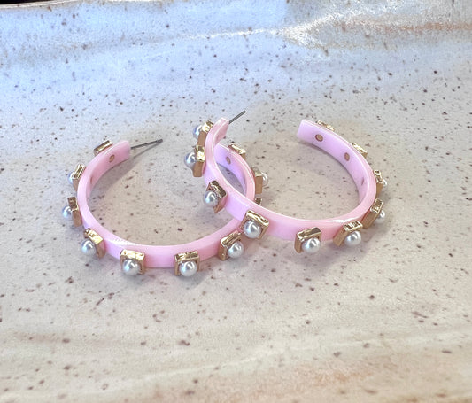 Pretty In Pink Earrings