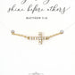 Dimond Cross Filled Bracelet
