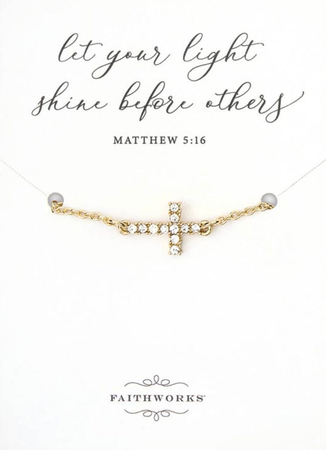 Dimond Cross Filled Bracelet