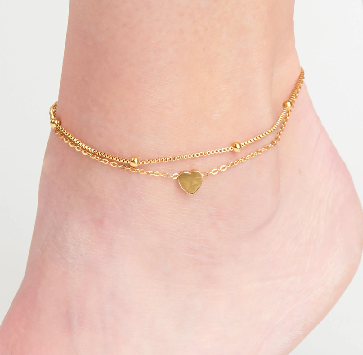 Multi Row Heart Necklace