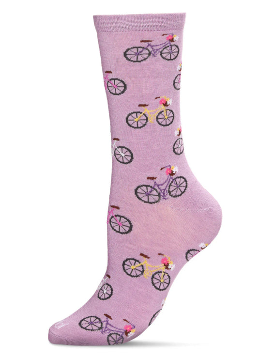 Bicycles Bamboo Crew Socks