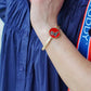 Ole Miss Rebels Statement Hinge Bangle Red