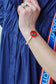 Ole Miss Rebels Statement Hinge Bangle Red