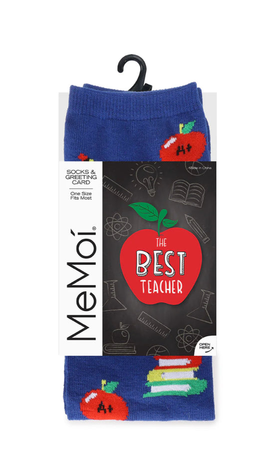 If Teachers Were Apples Greeting Card Socks