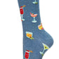 Totally TipsyBamboo Crew Socks