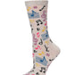 Musical Notes Bamboo Crew Socks