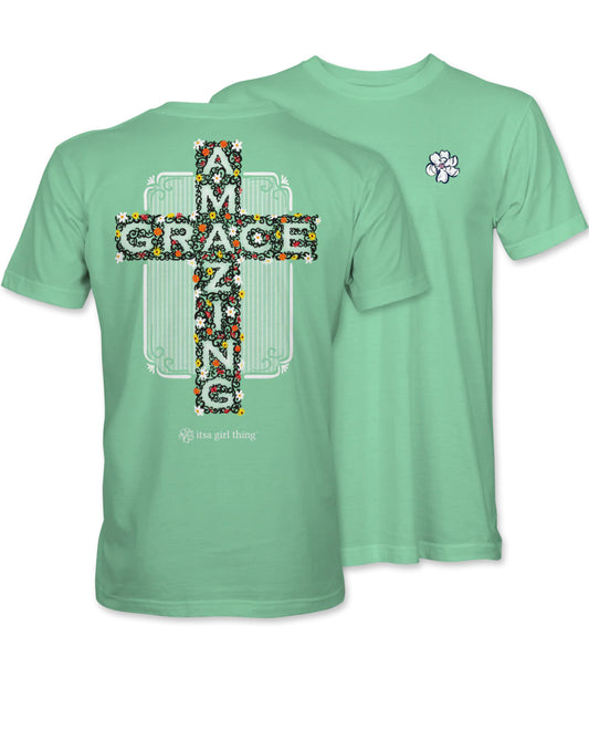 Mint Amazing Grace Tee
