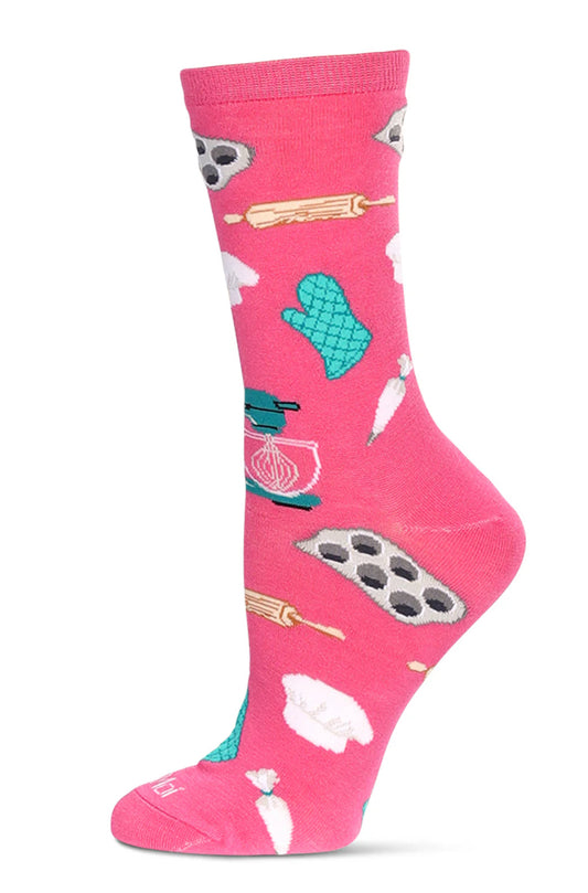 Baking Bamboo Crew Socks