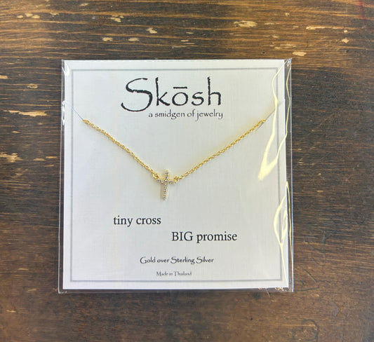 Diamond Tiny Cross Big Promise