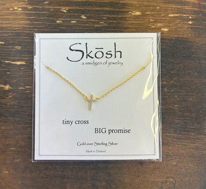 Diamond Tiny Cross Big Promise