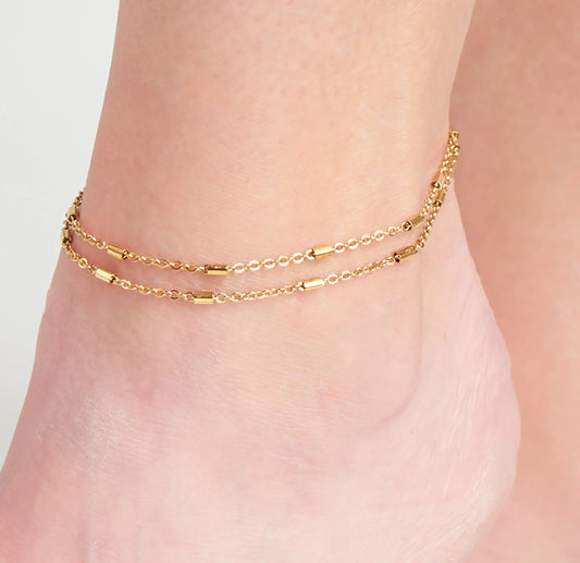 Dainty Bar Anklet