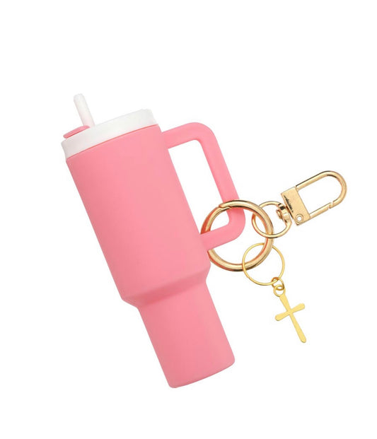 Tumbler Chapstick Keychain