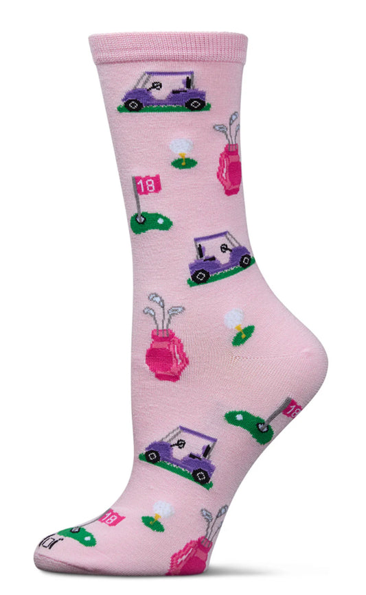 Tee Time Bamboo Crew Socks