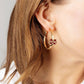 Mississippi State Bulldogs Logo Hoop Earrings
