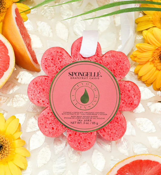 Wild Flower Bath Sponge- Grapefruit Cassis