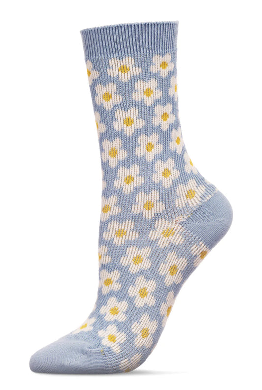 Mod Daisy Crew Socks