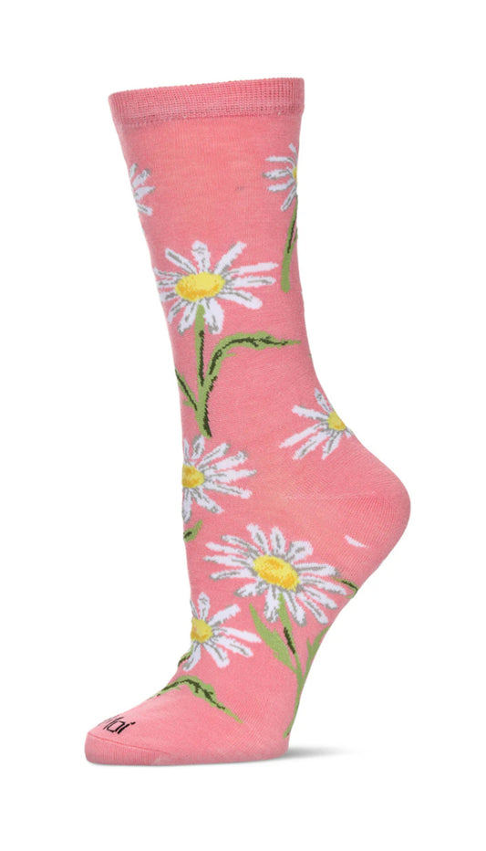 Daisy Bamboo Crew Socks