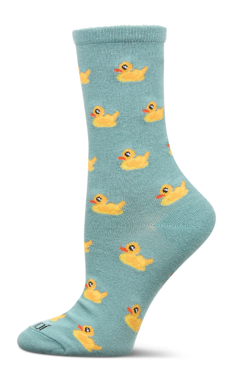 Rubber Ducks Bamboo Crew Socks