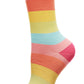 Multi Stripes Bamboo Crew Socks