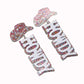 Big Howdy Glitter Earrings