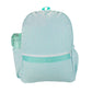 Mint Seersucker Backpack