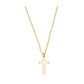 Cutout Cross Necklace