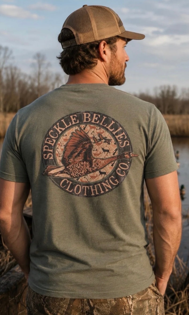 Speckle Bellies Logo #1 Pocket Tee