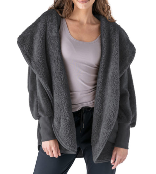 Charcoal Comfort Zone Cardigan