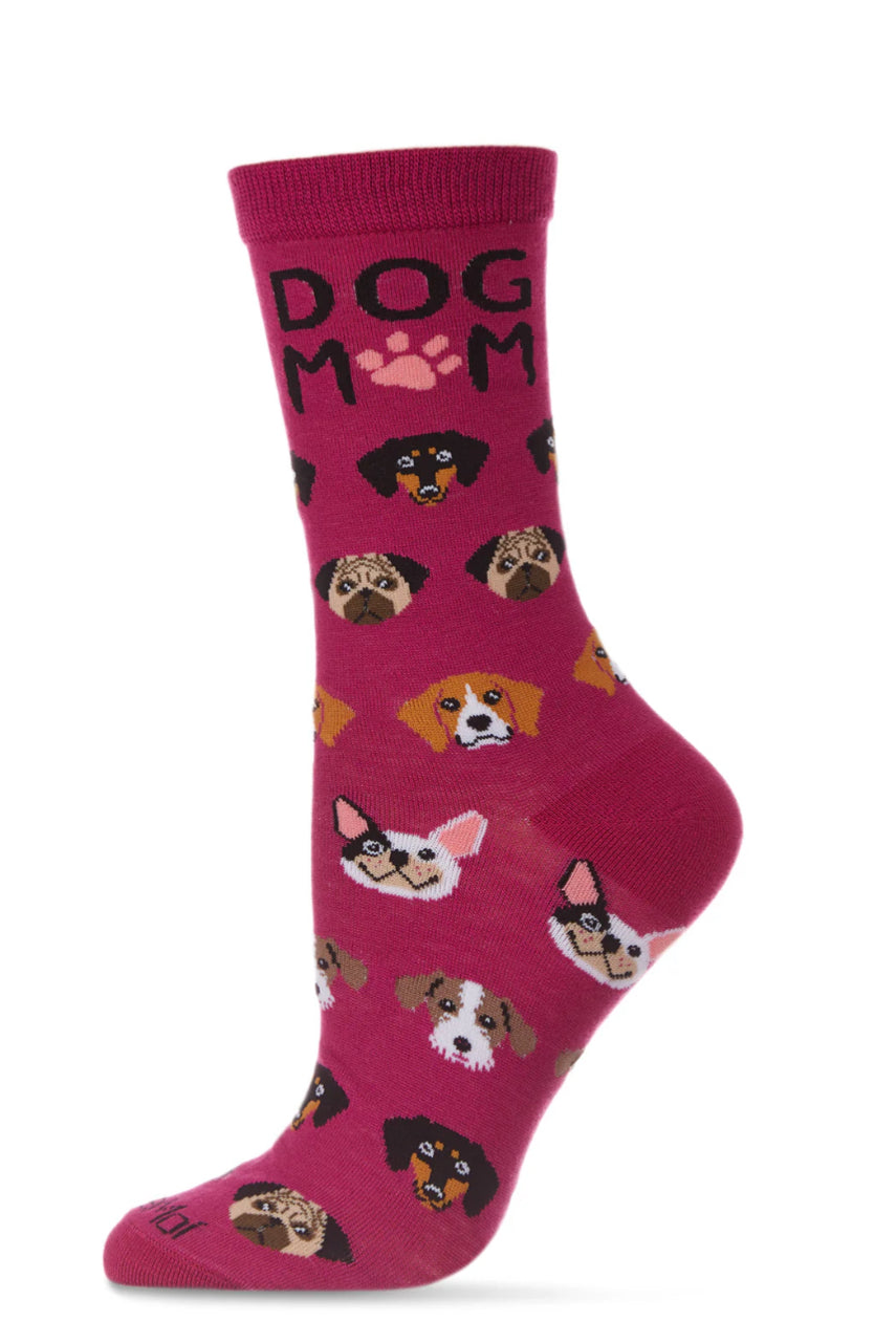 Dog Mom Bamboo Crew Socks