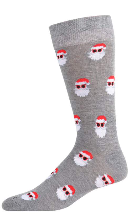 Santa Shades Men’s Holiday Crew Socks