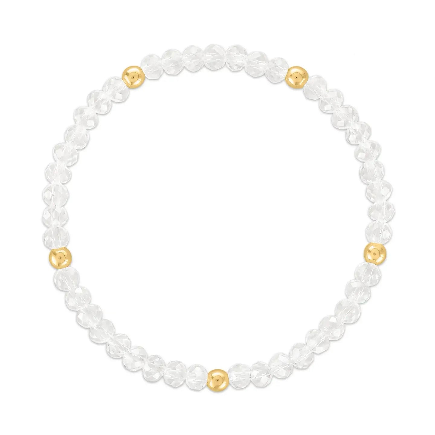 MILA - Clear Crystal + Gold