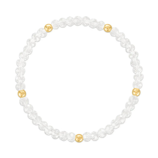 MILA - Clear Crystal + Gold