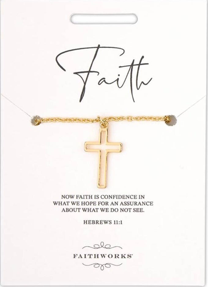 Cutout Cross Necklace